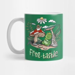 Frog-Tastic Adventure - Playful Frog Themed Design Mug